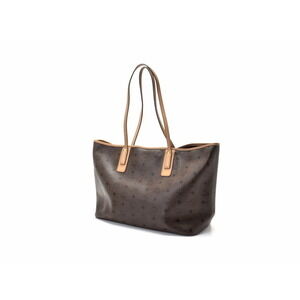 Mcm Bag Leather Loveless Tote Brown